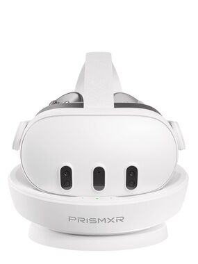 Meta Quest 3 Magnetic Charging Dock with Charger WHITE